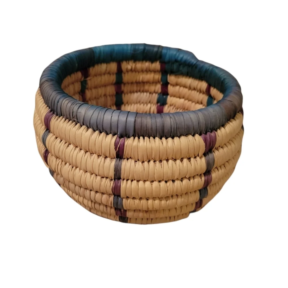 African native American storage house decor Basket Boho basket with lid - Picture 5 of 7